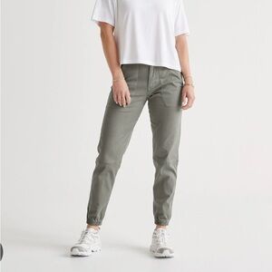 NWT DUER Women’s Live Free High Rise Jogger 25 Army Green Thyme Elastic Casual